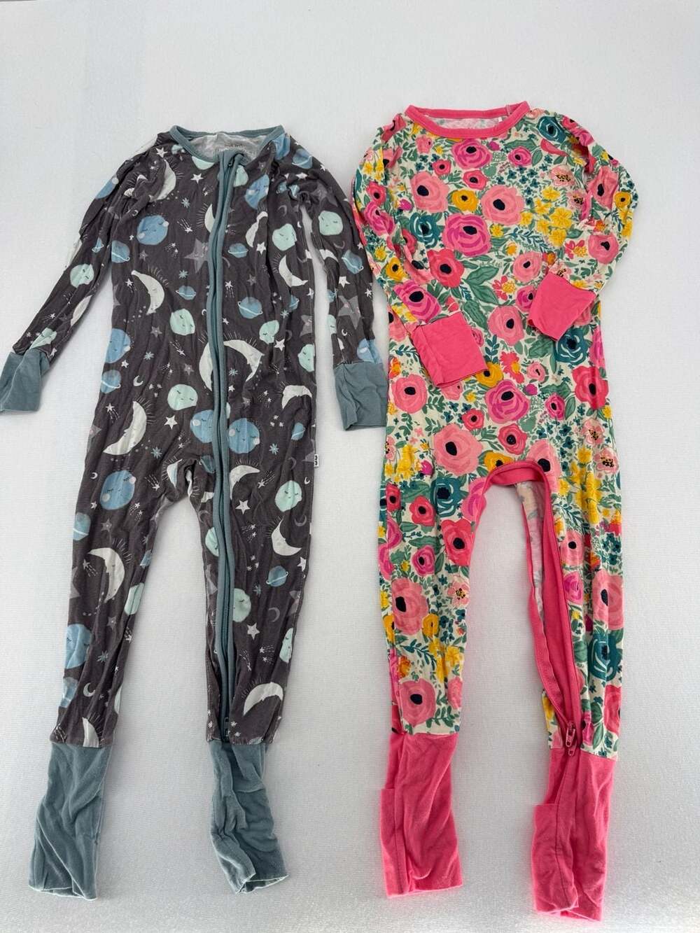 Little Sleepies Zippy Size 2T Lot of 2 Sleep and Play